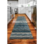 Joplin JP1 Indigo 2'6" x 20' Runner Rug