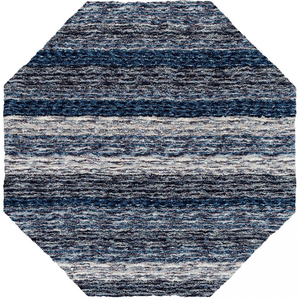 Joplin JP1 Indigo 4' x 4' Octagon Rug