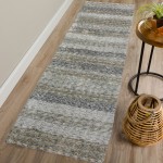 Joplin JP1 Pewter 2'3" x 7'6" Runner Rug