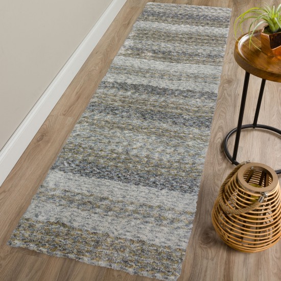 Joplin JP1 Pewter 2'6" x 10' Runner Rug