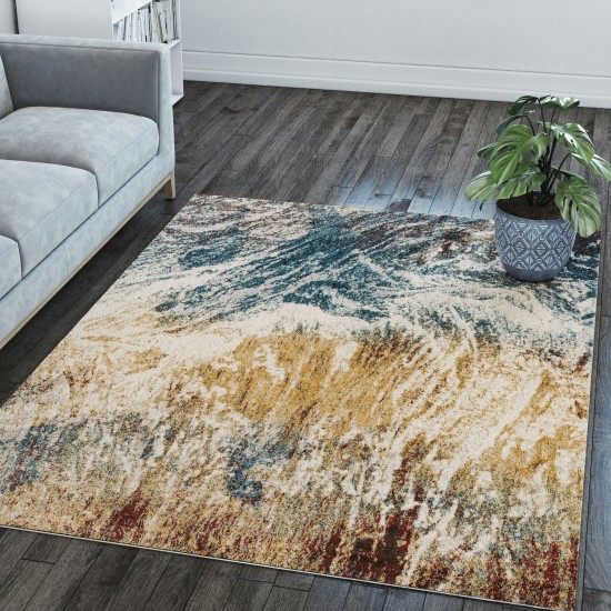 Karma KM17 Multi 3'3" x 5'1" Rug