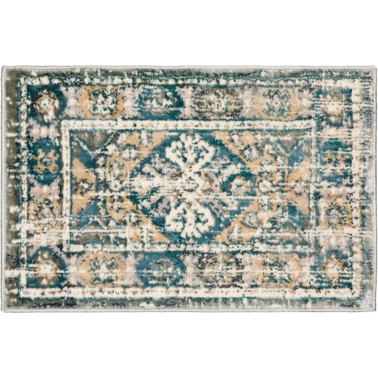 Karma KM22 Charcoal 1'8" x 2'6" Rug