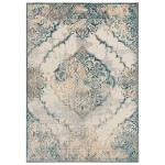 Karma KM23 Ivory 3'3" x 5'1" Rug