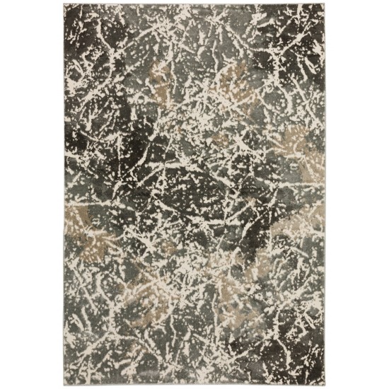 Karma KM28 Grey 3'3" x 5'1" Rug