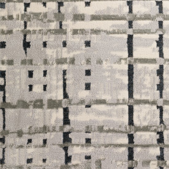 Karma KM4 Grey 2'3" x 7'5" Runner Rug