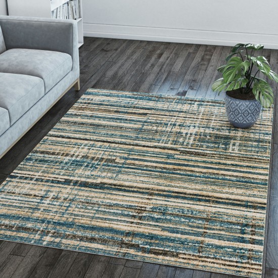 Karma KM8 Blue 5'1" x 7'5" Rug