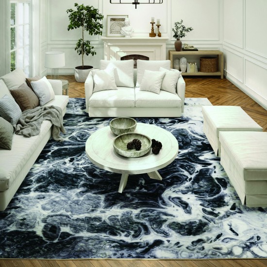 Kikiamo KK14 Marble 2'3" x 7'6" Runner Rug