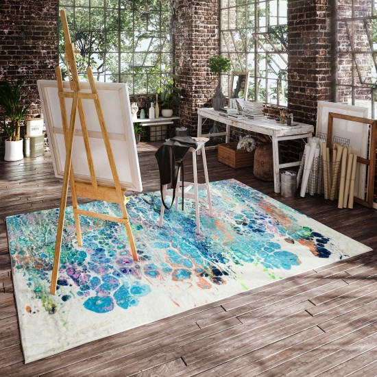 Kikiamo KK20 Twilight 1'8" x 2'6" Rug