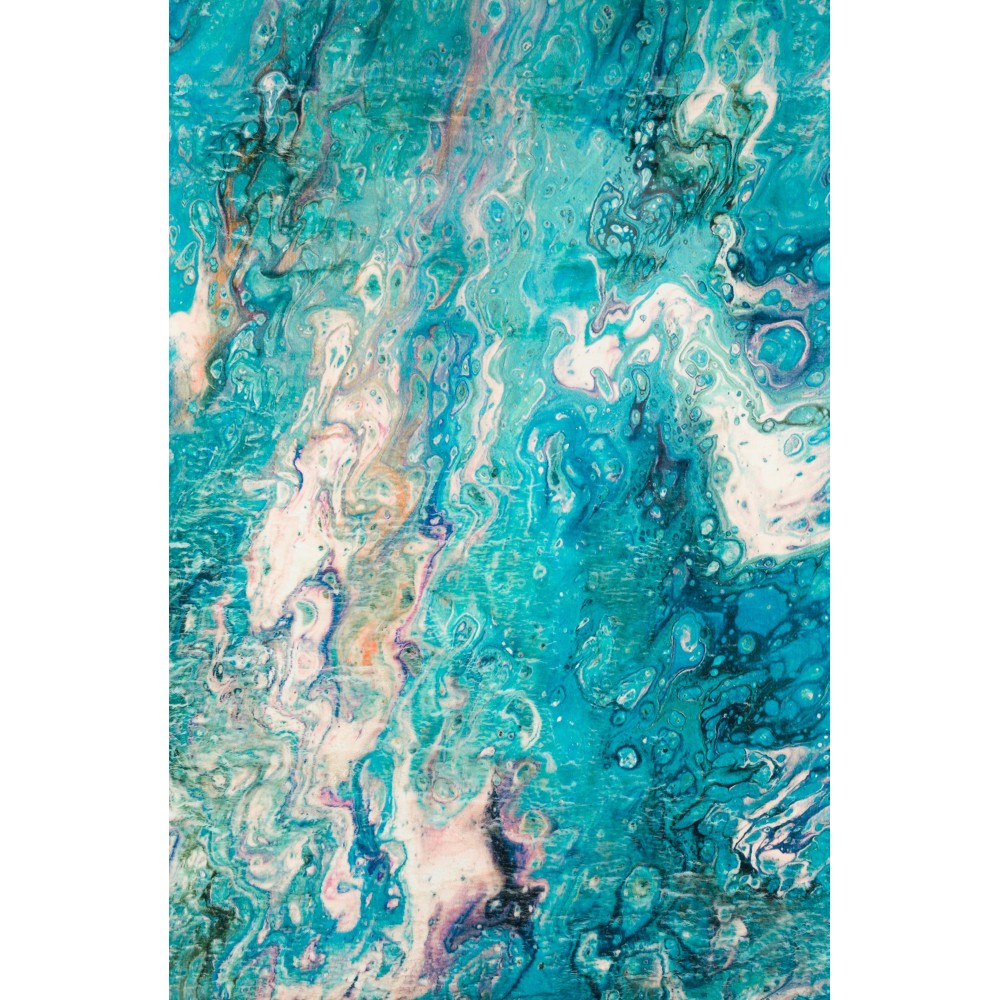 Kikiamo KK4 Lagoon 2'3" x 7'6" Runner Rug