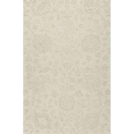 Korba KB1 Ivory 3'6" x 5'6" Rug