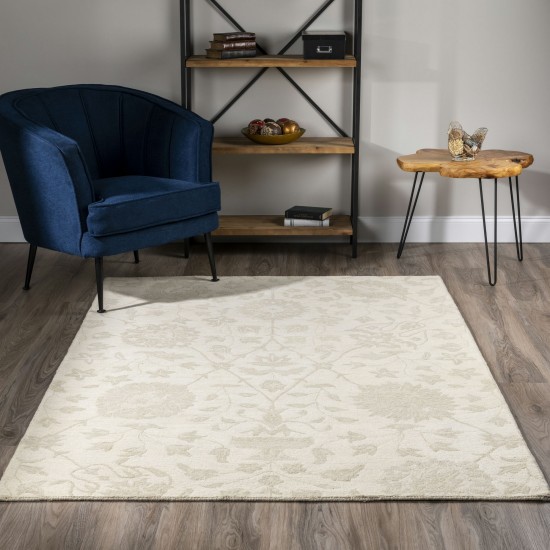 Korba KB1 Ivory 3'6" x 5'6" Rug