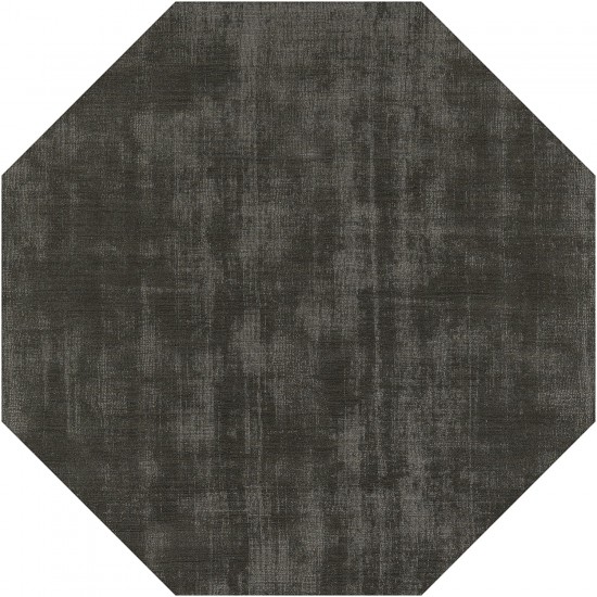 Laramie LR100 Charcoal 10' x 10' Octagon Rug