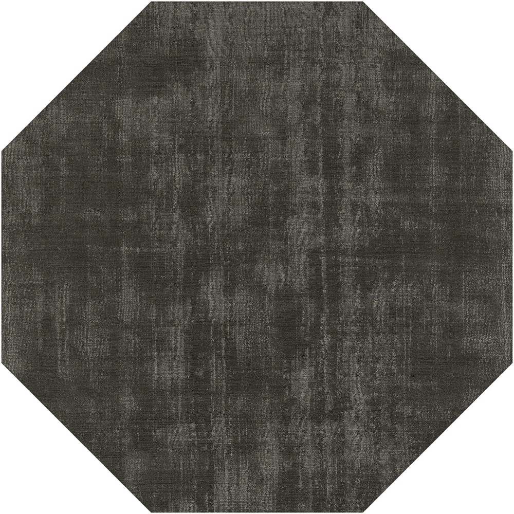 Laramie LR100 Charcoal 10' x 10' Octagon Rug