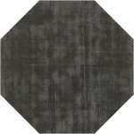 Laramie LR100 Charcoal 12' x 12' Octagon Rug