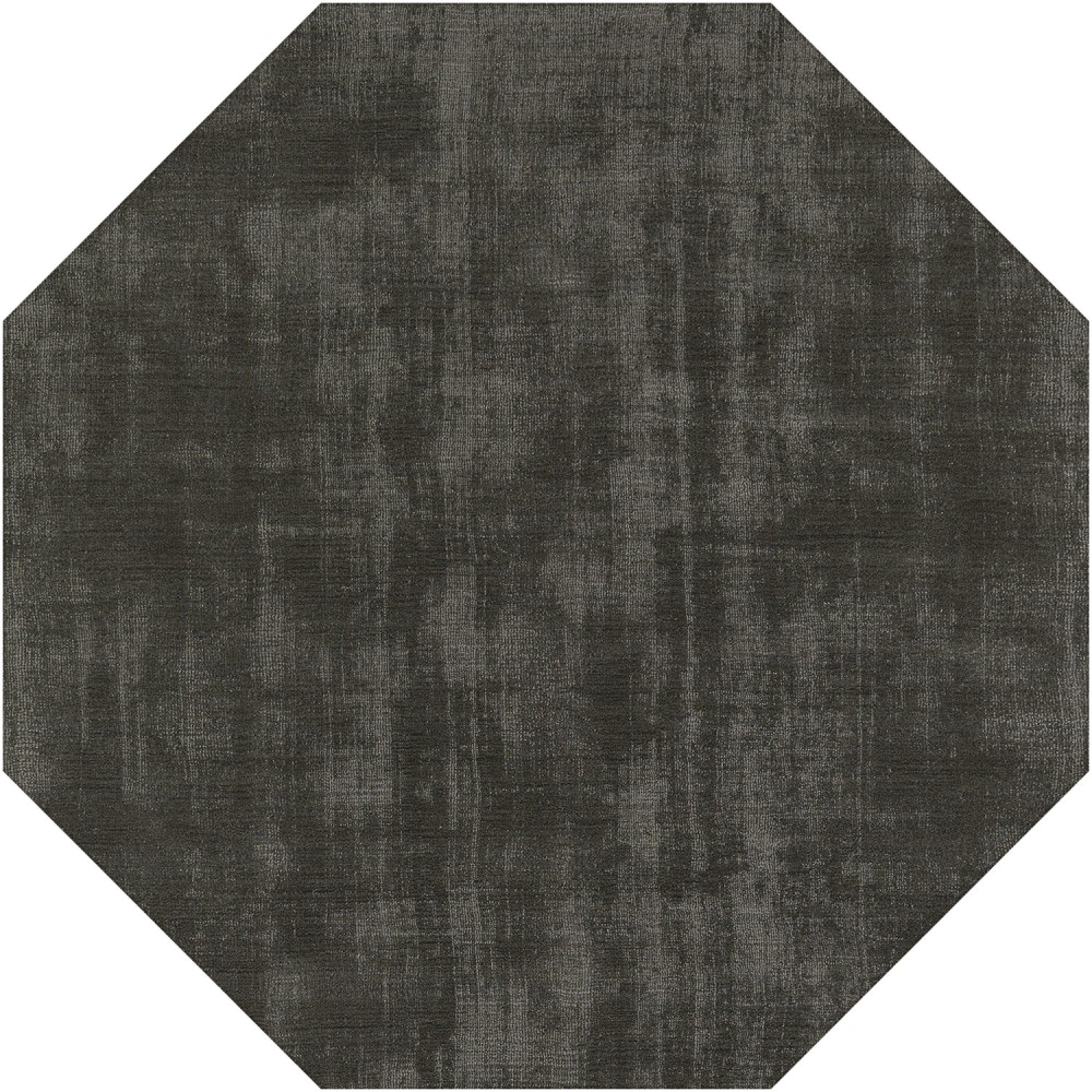 Laramie LR100 Charcoal 12' x 12' Octagon Rug