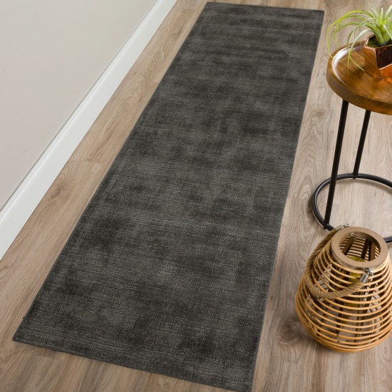 Laramie LR100 Charcoal 2'6" x 10' Runner Rug