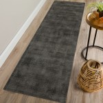 Laramie LR100 Charcoal 2'6" x 12' Runner Rug