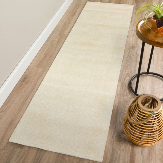 Laramie LR100 Ivory 2'6" x 10' Runner Rug