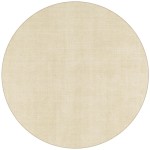 Laramie LR100 Ivory 4' x 4' Round Rug