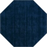 Laramie LR100 Navy 6' x 6' Octagon Rug