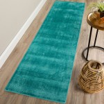 Laramie LR100 Robins Egg 2'6" x 16' Runner Rug