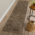 Laramie LR100 Stone 2'6" x 12' Runner Rug