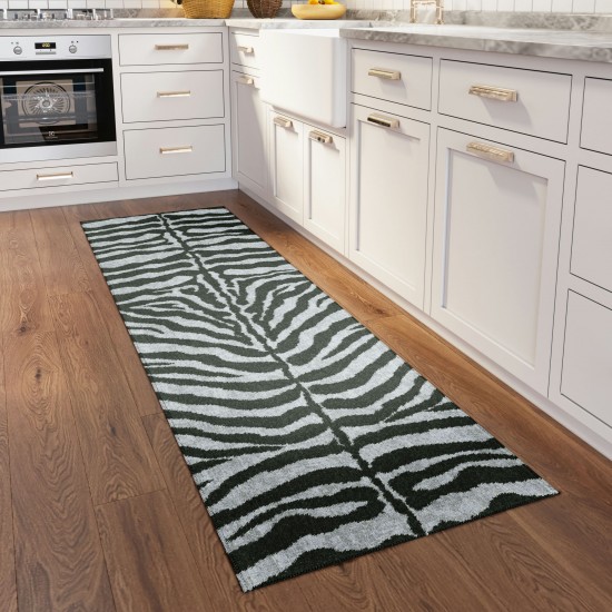 Indoor/Outdoor Mali ML1 Flannel Washable 2'3" x 7'6" Runner Rug