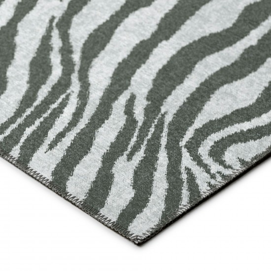 Indoor/Outdoor Mali ML1 Flannel Washable 2'3" x 10' Runner Rug