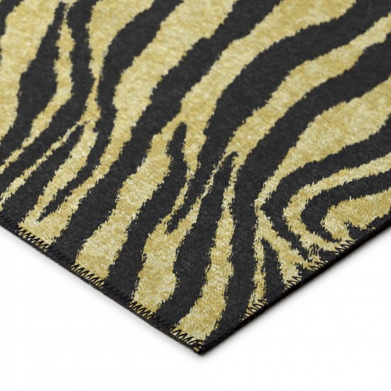 Indoor/Outdoor Mali ML1 Gold Washable 10' x 14' Rug