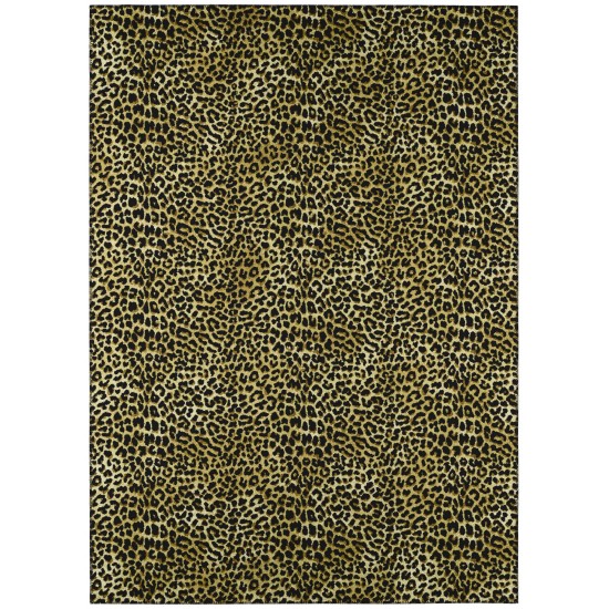 Indoor/Outdoor Mali ML2 Gold Washable 10' x 14' Rug