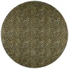 Indoor/Outdoor Mali ML2 Gold Washable 4' x 4' Round Rug