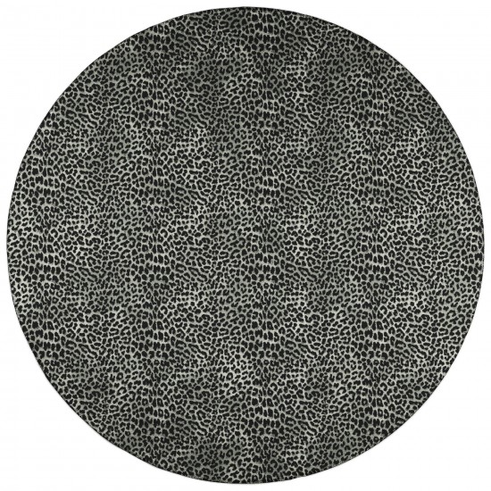 Indoor/Outdoor Mali ML2 Midnight Washable 10' x 10' Round Rug