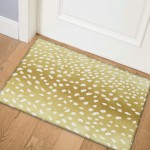 Indoor/Outdoor Mali ML3 Gold Washable 1'8" x 2'6" Rug