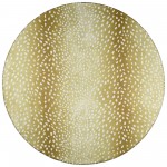 Indoor/Outdoor Mali ML3 Gold Washable 10' x 10' Round Rug