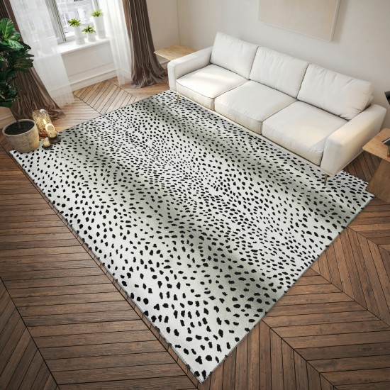 Indoor/Outdoor Mali ML3 Ivory Washable 10' x 14' Rug