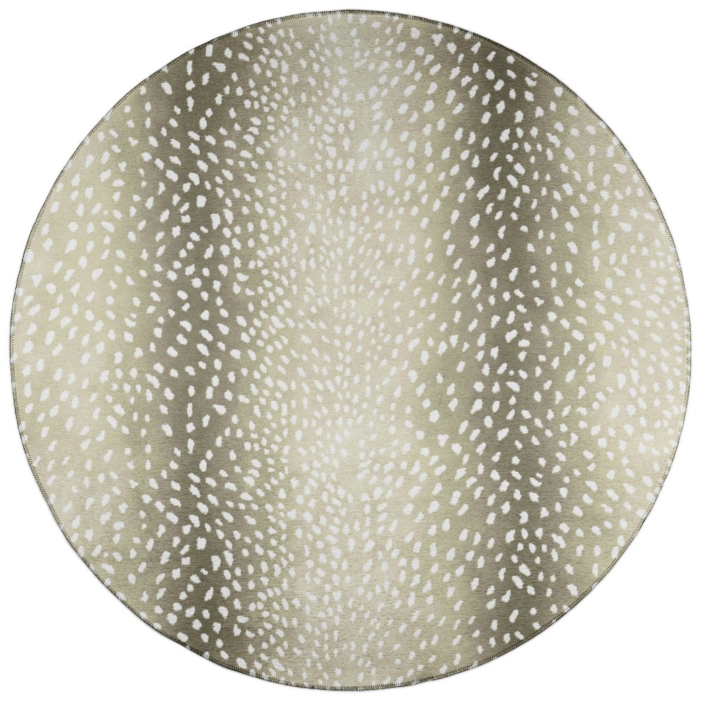 Indoor/Outdoor Mali ML3 Stone Washable 8' x 8' Round Rug