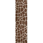 Indoor/Outdoor Mali ML4 Chocolate Washable 2\'3" x 10\' Runner Rug