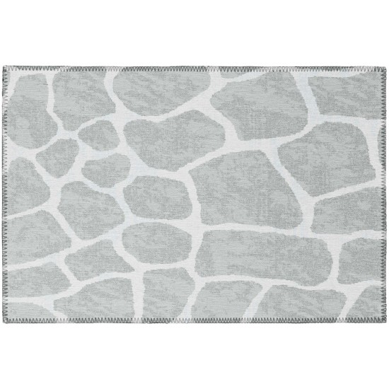 Indoor/Outdoor Mali ML4 Flannel Washable 1'8" x 2'6" Rug