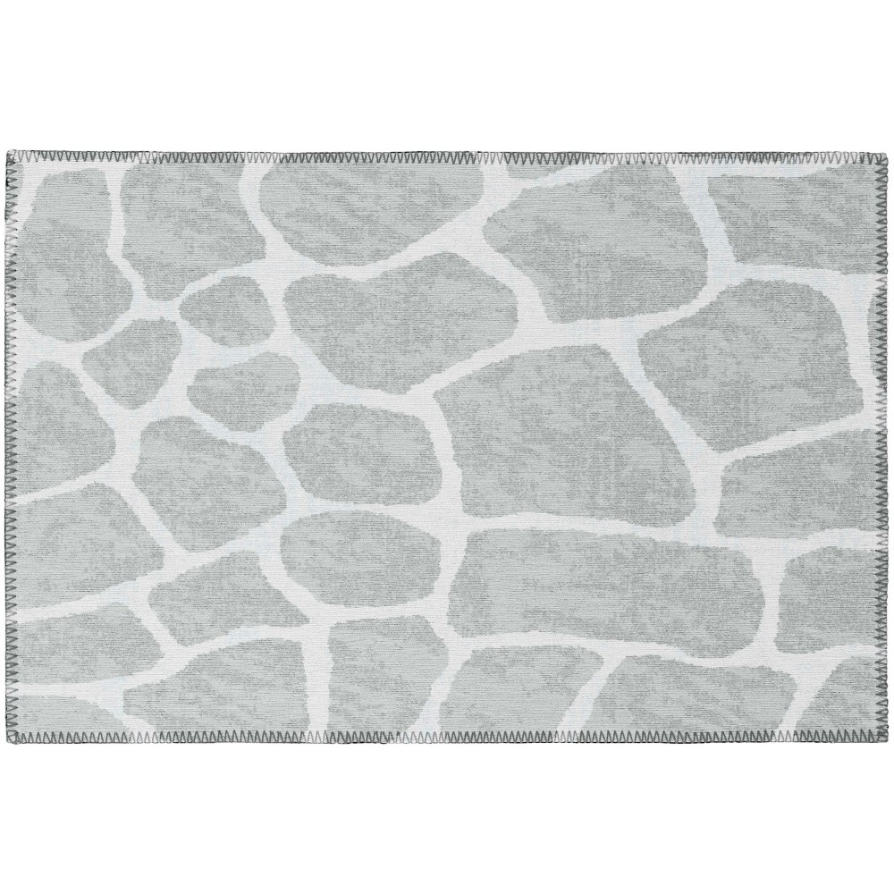 Indoor/Outdoor Mali ML4 Flannel Washable 1'8" x 2'6" Rug