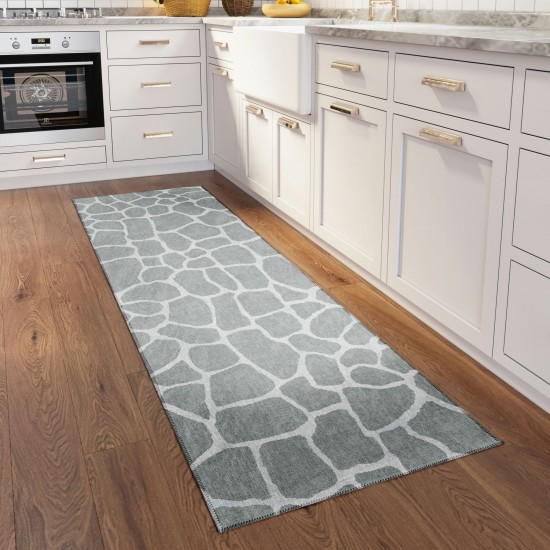 Indoor/Outdoor Mali ML4 Flannel Washable 2'3" x 7'6" Runner Rug