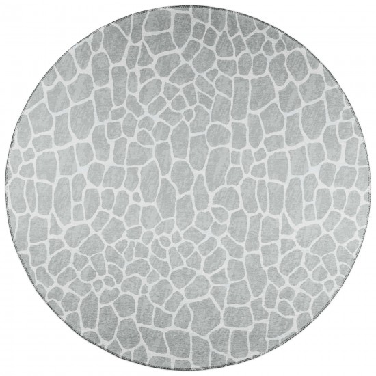 Indoor/Outdoor Mali ML4 Flannel Washable 4' x 4' Round Rug