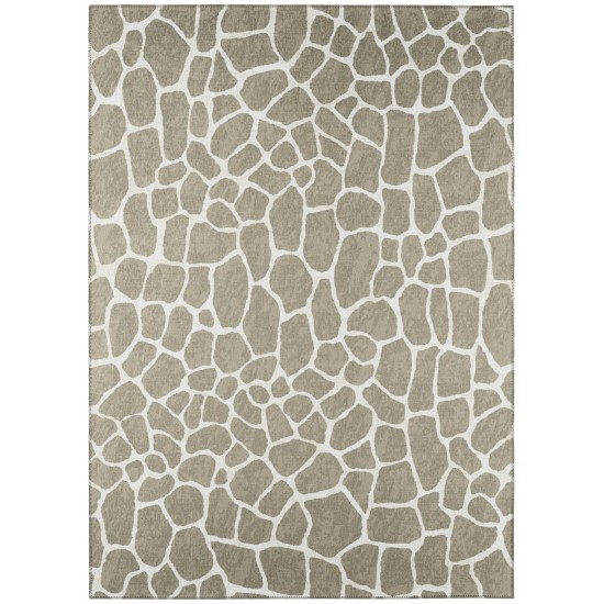 Indoor/Outdoor Mali ML4 Stone Washable 10' x 14' Rug