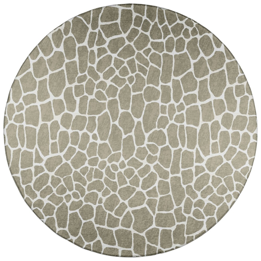 Indoor/Outdoor Mali ML4 Stone Washable 10' x 10' Round Rug