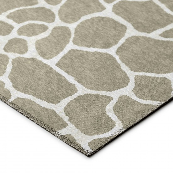 Indoor/Outdoor Mali ML4 Stone Washable 2'3" x 7'6" Runner Rug