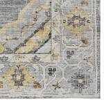 Indoor/Outdoor Marbella MB1 Grey Washable 3' x 5' Rug