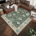 Indoor/Outdoor Marbella MB1 Grey Washable 9' x 12' Rug