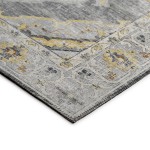 Indoor/Outdoor Marbella MB1 Grey Washable 9' x 12' Rug