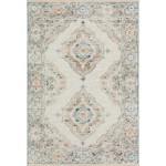 Indoor/Outdoor Marbella MB1 Ivory Washable 10' x 14' Rug