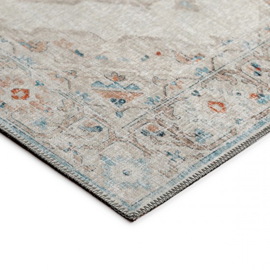 Indoor/Outdoor Marbella MB1 Ivory Washable 3' x 5' Rug
