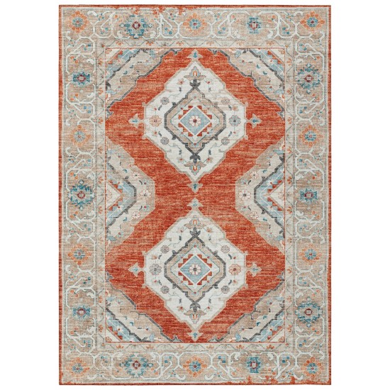 Indoor/Outdoor Marbella MB1 Spice Washable 5' x 7'6" Rug